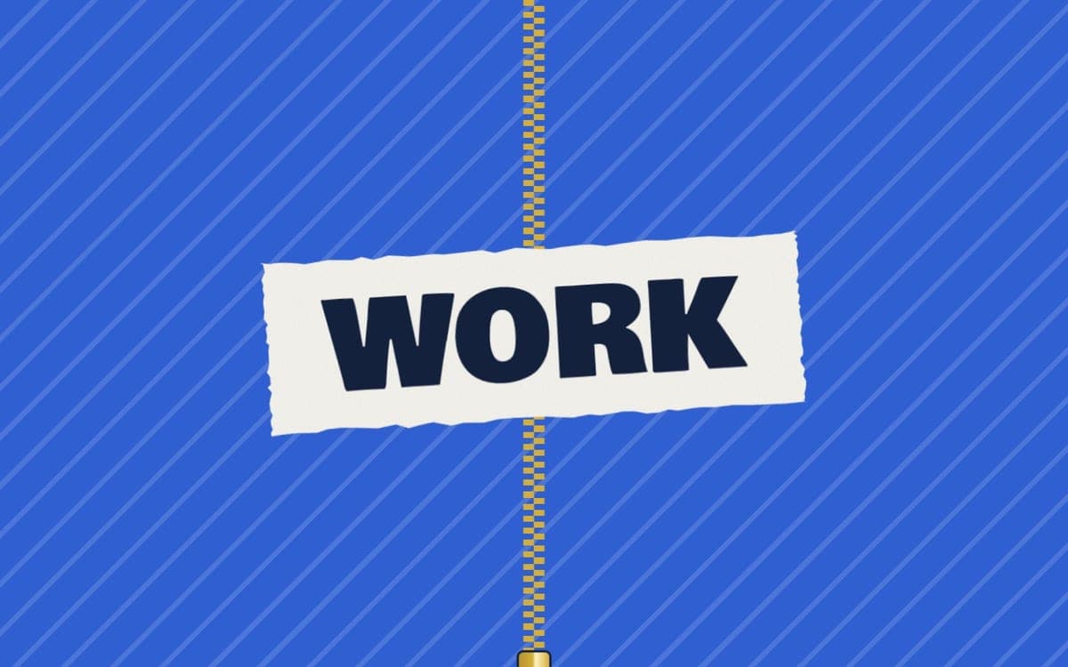 Work: Sticky Fingers, zipped shut